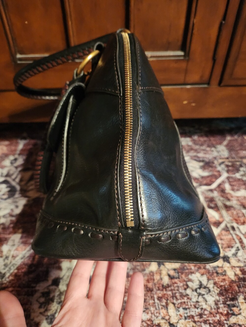 Dooney & Bourke Florentine Domed Large Front Pocket Satchel - Picture 5 of 13